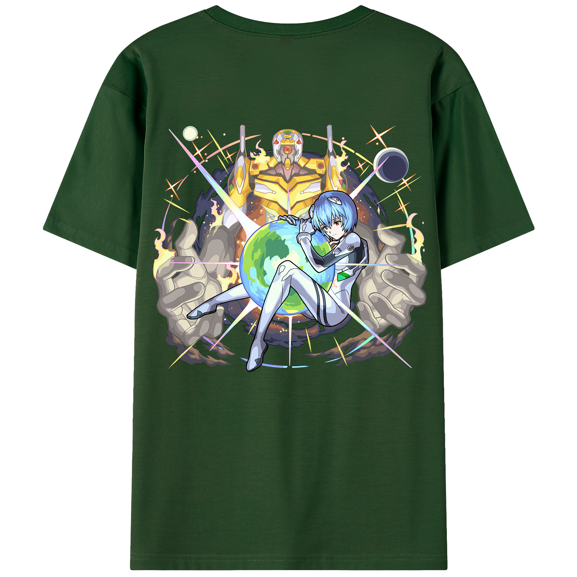 （画像用） EVA 新世紀エヴァンゲリオン 綿100％半袖Tシャツ（背面プリント）